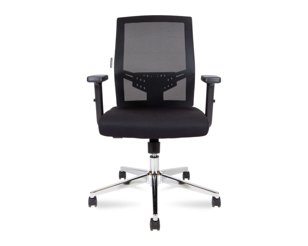 Кресло Norden Торонто LB Сетка/Ткань, Черный