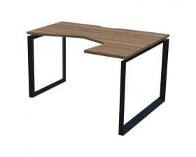 Стол эргономичный правый на металлокаркасе НТМП.О-040.ПР Аргентум images