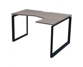 Стол эргономичный правый на металлокаркасе НТМП.О-060.ПР Аргентум images
