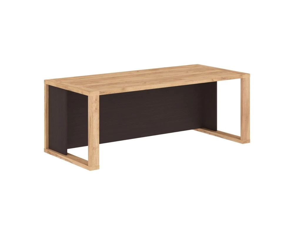 Стол руководителя с фронтальной панелью высотой 600мм 2000х900х750 Alto