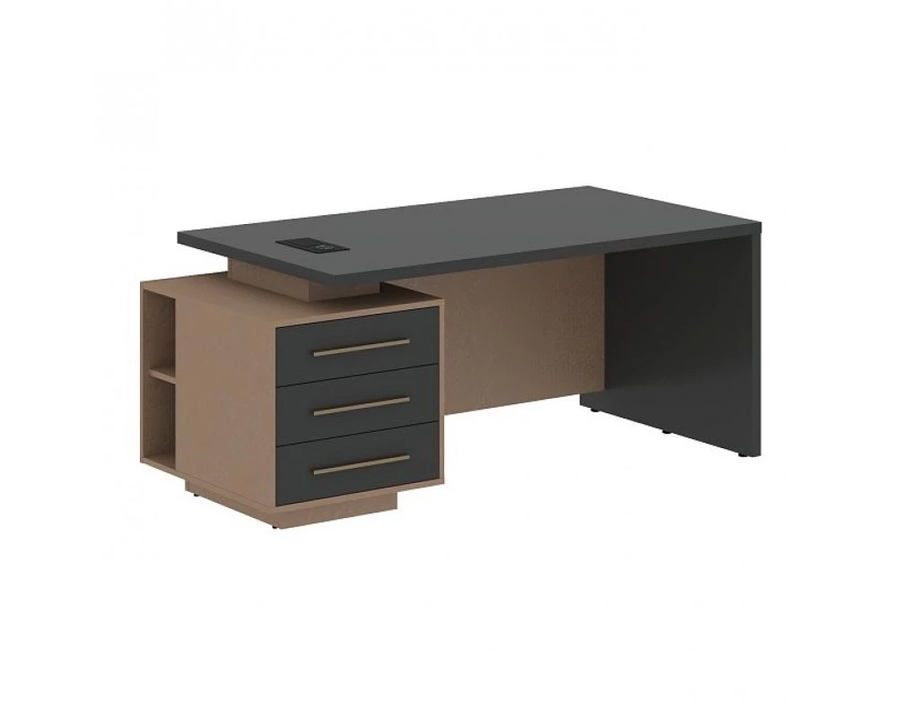 Стол руководителя с тумбой, левый 1800х900х750 Velion