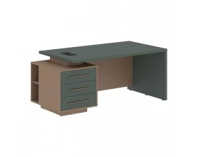 Стол руководителя с тумбой, левый 1800х900х750 Velion images