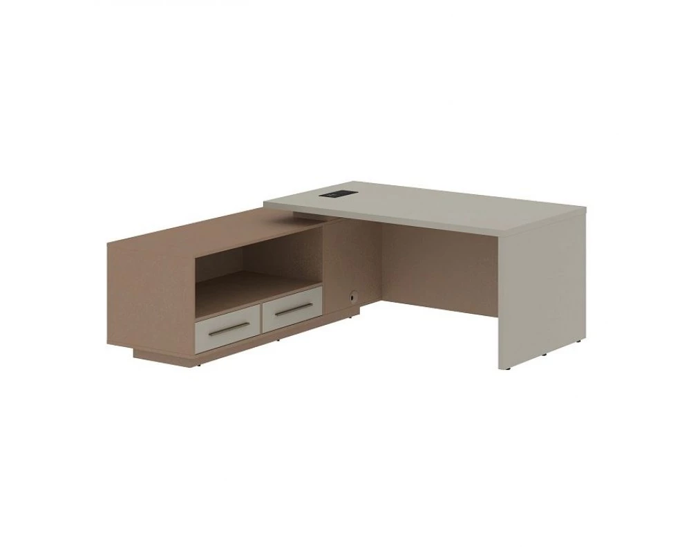 Стол руководителя с тумбой, левый 1900х1900х750 Velion