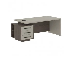 Стол руководителя с тумбой, левый 2000х900х750 Velion images