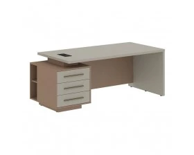 Стол руководителя с тумбой, левый 2000х900х750 Velion images