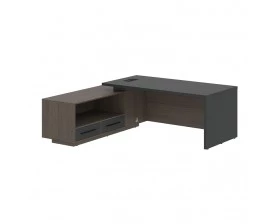 Стол руководителя с тумбой, левый 2100х1900х750 Velion images