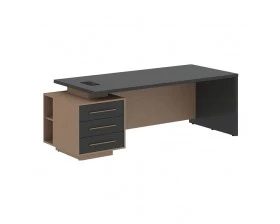 Стол руководителя с тумбой, левый 2200х900х750 Velion images