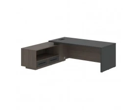 Стол руководителя с тумбой, левый 2300х1900х750 Velion images