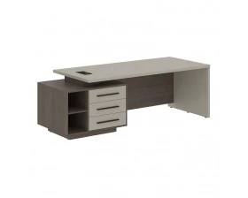 Стол руководителя с тумбой, левый 2300х900х750 Velion images