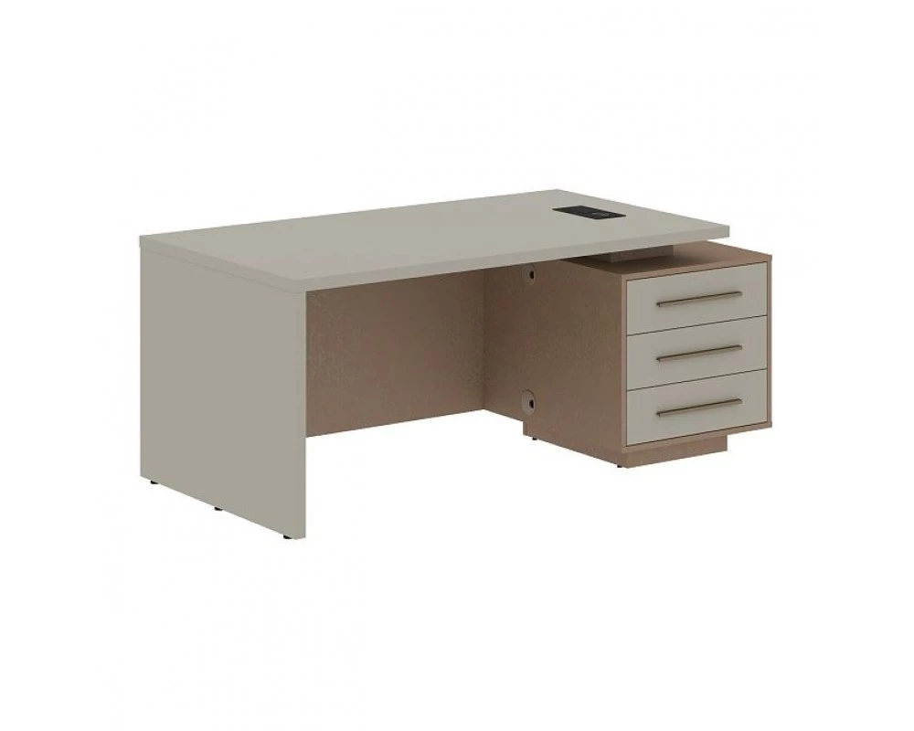 Стол руководителя с тумбой, правый 1800х900х750 Velion