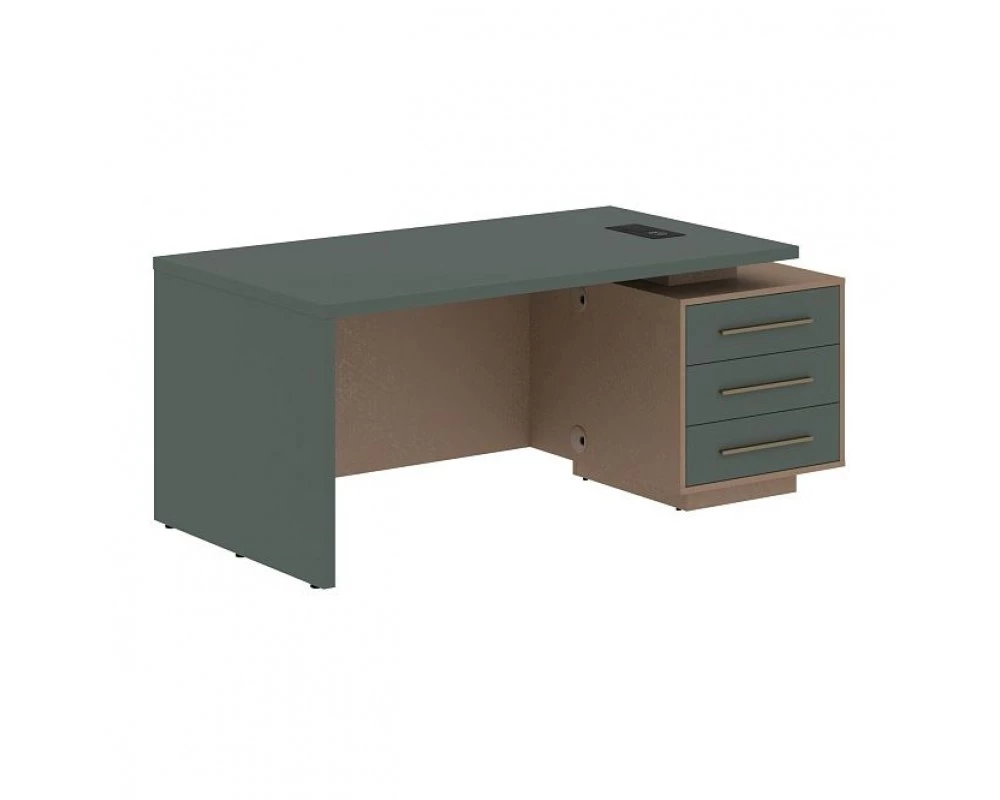 Стол руководителя с тумбой, правый 1800х900х750 Velion