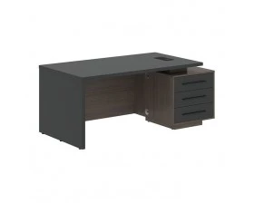 Стол руководителя с тумбой, правый 1800х900х750 Velion images