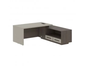 Стол руководителя с тумбой, правый 1900х1900х750 Velion images