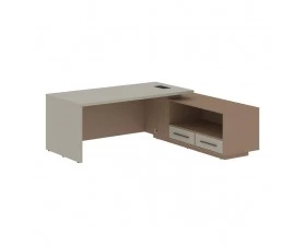 Стол руководителя с тумбой, правый 2100х1900х750 Velion images