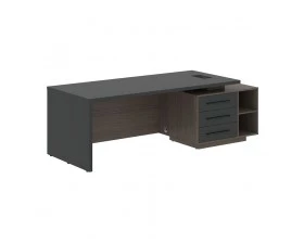 Стол руководителя с тумбой, правый 2300х900х750 Velion images
